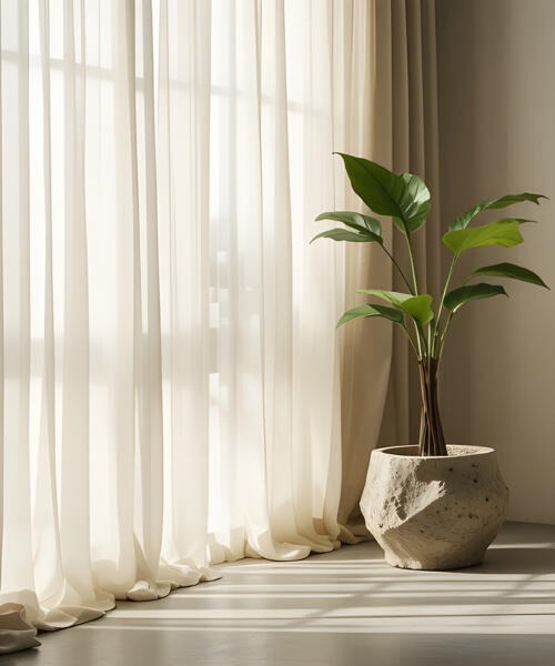 Wind - Linnelook Skir Gardin